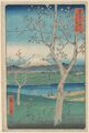 Utagawa Hiroshige, View of Mount Fuji from Koshigaya.jpg
